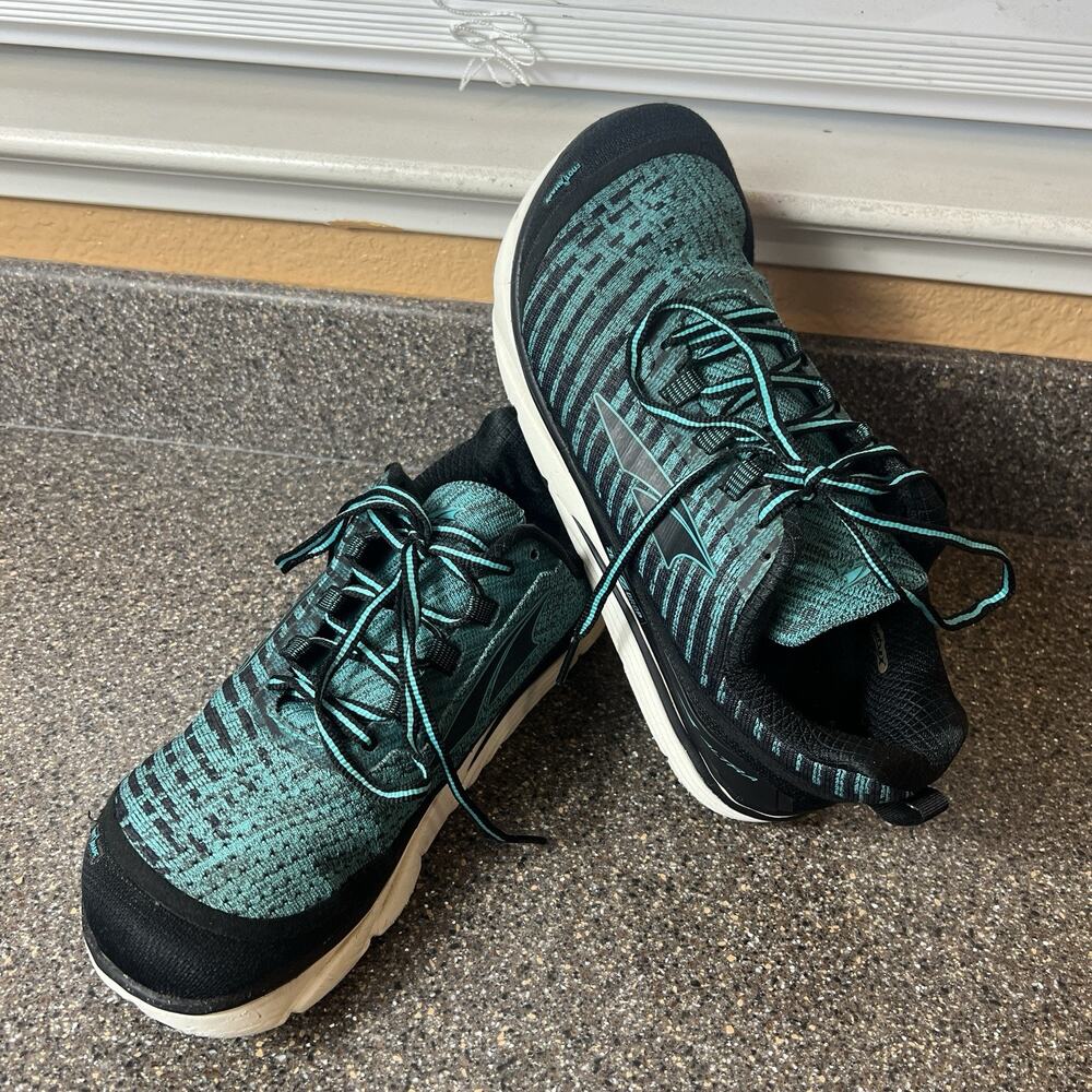 Altra Torin Women's Size 11 Wide Green Black Running Shoes Sneakers Lace Up Low